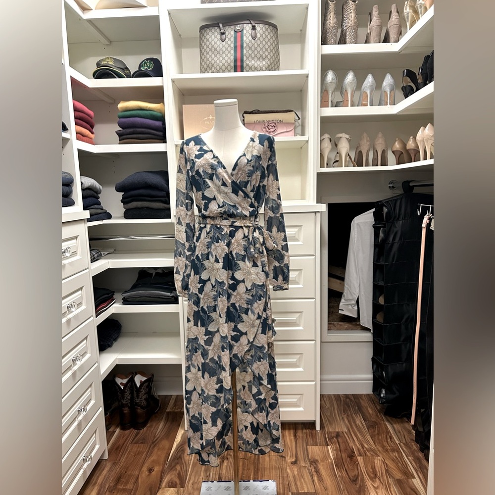 Revamped High-Low Floral Dress